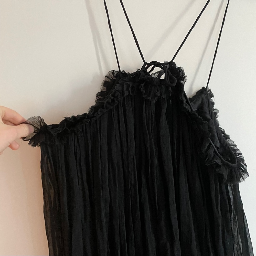 Free People x Brenda Knight Silk babydoll dress - Picture 7 of 9